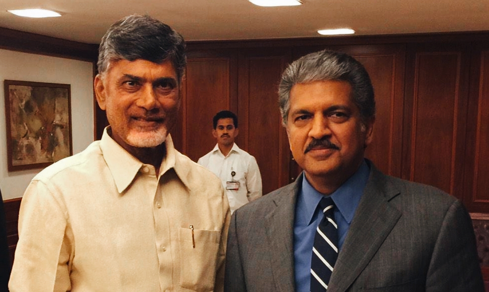 సీఎం చంద్రబాబుపై ప్రముఖ పారిశ్రామికవేత్త ఆనంద్ మహీంద్రా ప్రశంసలు